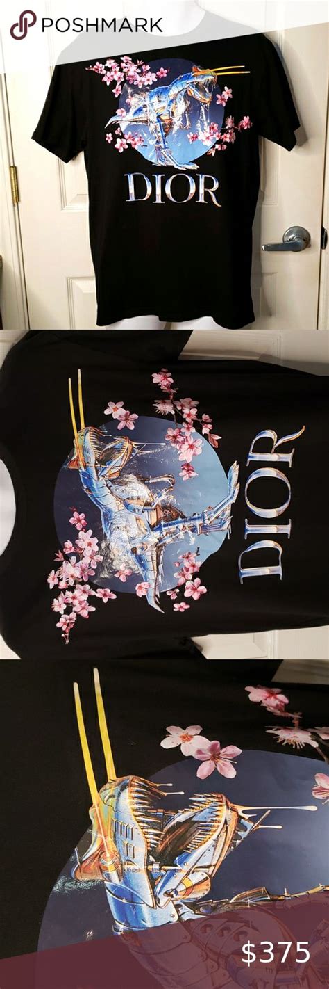 dior and sayorama tee|dior sorayama cherry blossom shirt.